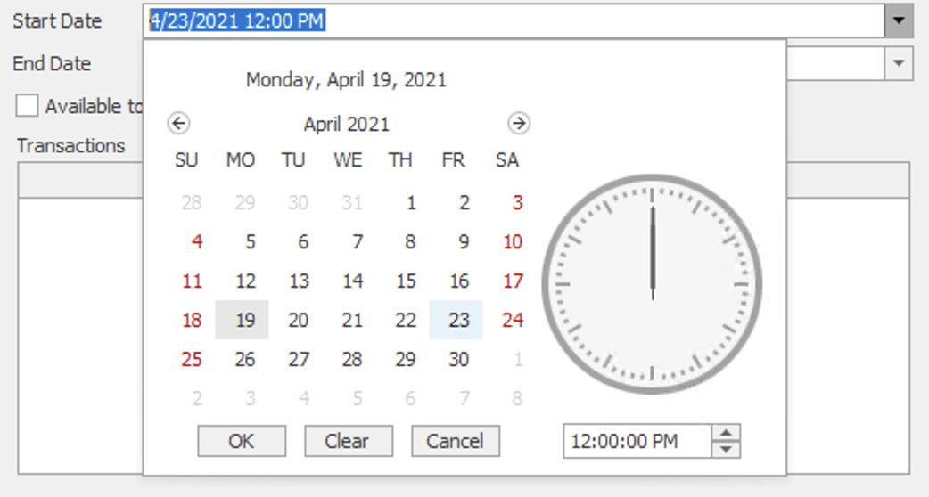 Calendar_Dropdown